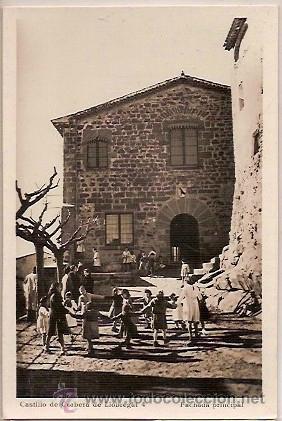 Postkarten: ANTIGUA POSTAL 4 CASTILLO DE CORBERA DE LLOBREGAT FACHADA PRINCIPAL ESCRITA 1957