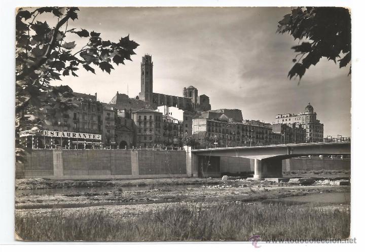 Postales: LERIDA N&ordm; 30 .- RIO SEGRE Y PUENTE .- EDICION SOBERANAS / FISA