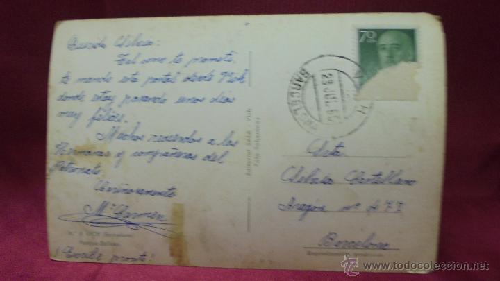 Postales: TARJETA POSTAL. VICH. PARQUE BALMES. - Foto 2