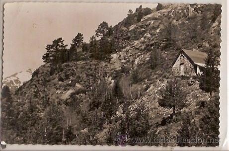 Cartoline: ANTIGUA POSTAL 55 VALL FERRERA LERIDA REFUGIO DE VALL FERRERA ESCRITA 1963 EDICION OFICINA DE TURISM