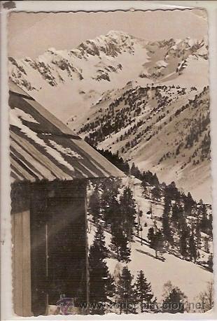 Cartoline: ANTIGUA POSTAL 59 VALL FERRERA LERIDA REFUGIO DE VALL FERRERA Y PICO DE GERRI ESCRITA EDICION JUNTA