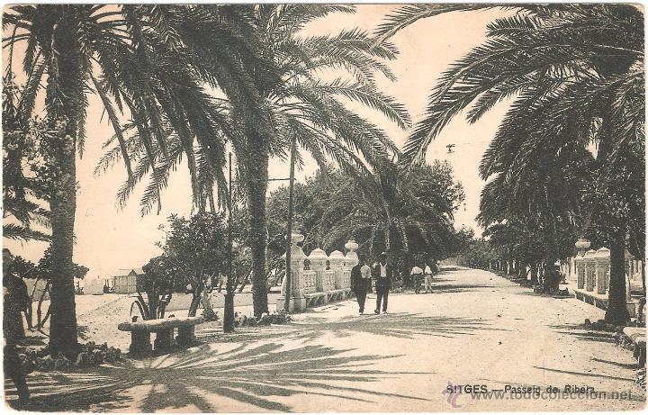 Postales: SITGES PASSEIG DE RIBERA - Foto 1