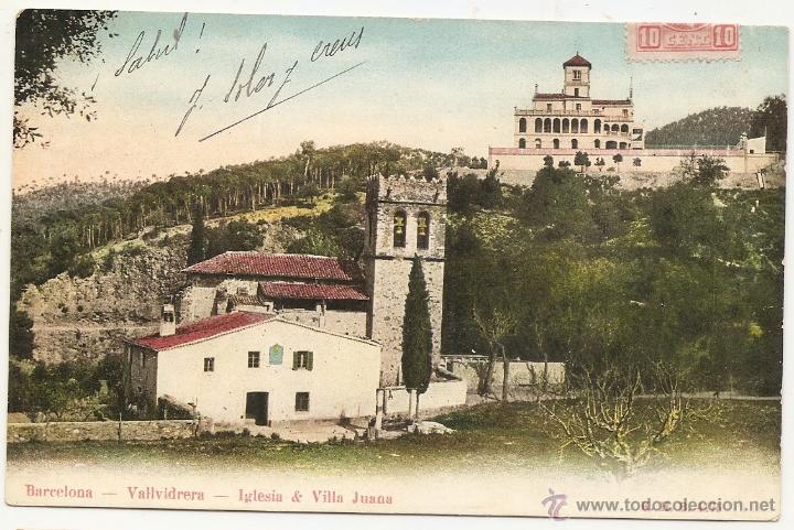 Postales: Vallvidriera. Dorso sin dividir