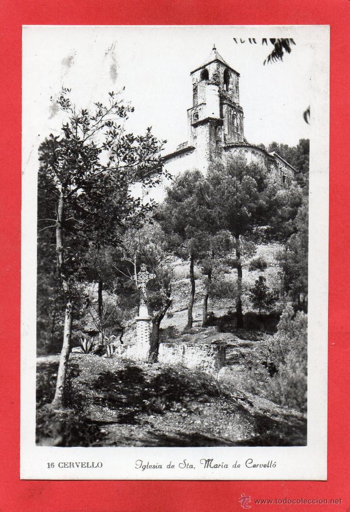 Postales: cervell&oacute;. iglesia sta maria - Foto 1