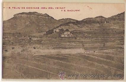 Postkarten: ANTIGUA POSTAL 11 S FELIU DE CODINAS DEU DEL VEINAT Y S SADURNI