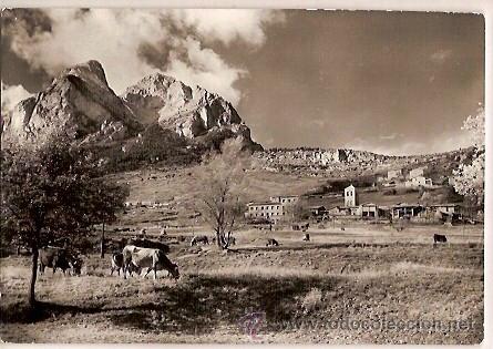 Cartes Postales: ANTIGUA POSTAL N&ordm; 38 ALT BERGADA SALDES AL FONS PEDRAFORCA ESCRITA 1972 FOTO PUIG RIBERA