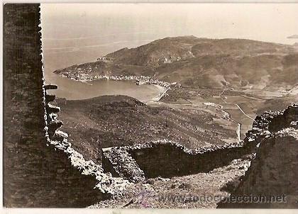 Cartes Postales: ANTIGUA POSTAL SERIE I NUM 2169 COSTA BARVA SAN PEDRO DE RODA RUINAS AL FONDO PUERTO DE LA SELVA ESC