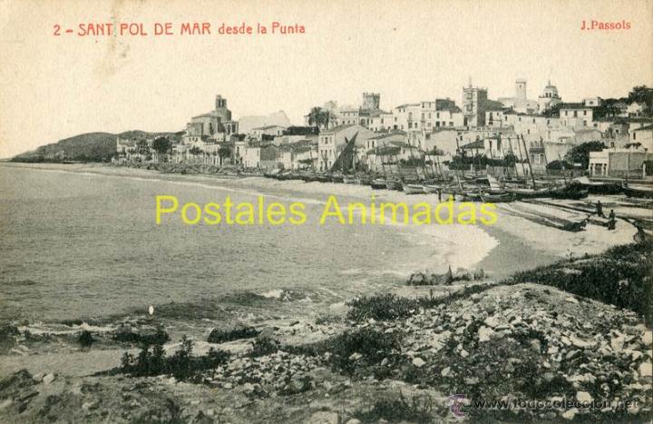 Postcards: a02958 Pol De Mar - Desde La Punta - Passols N&ordm;2