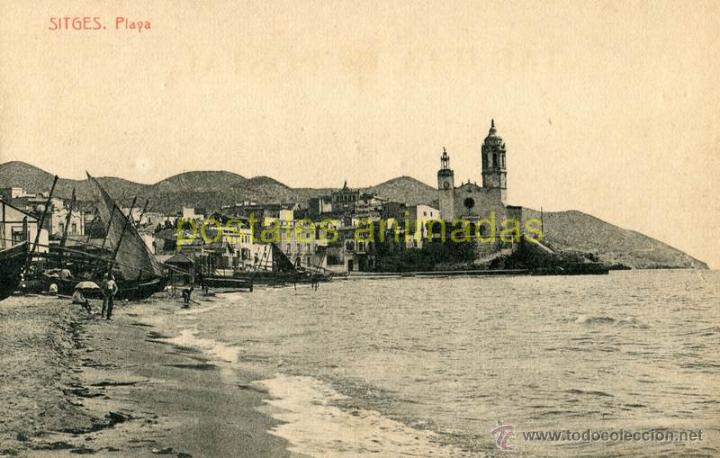 Postales: a02604 Sitges - Playa - Thomas - Foto 1