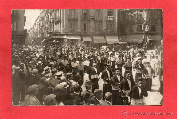 Postkarten: plaza san jaime. procesi&oacute;n. fotogr&aacute;fica