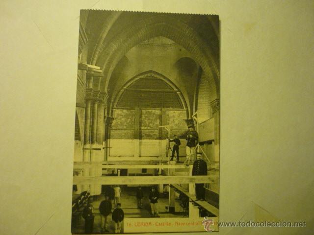 Postales: postal lerida.-castillo nave central .-bb - Foto 1