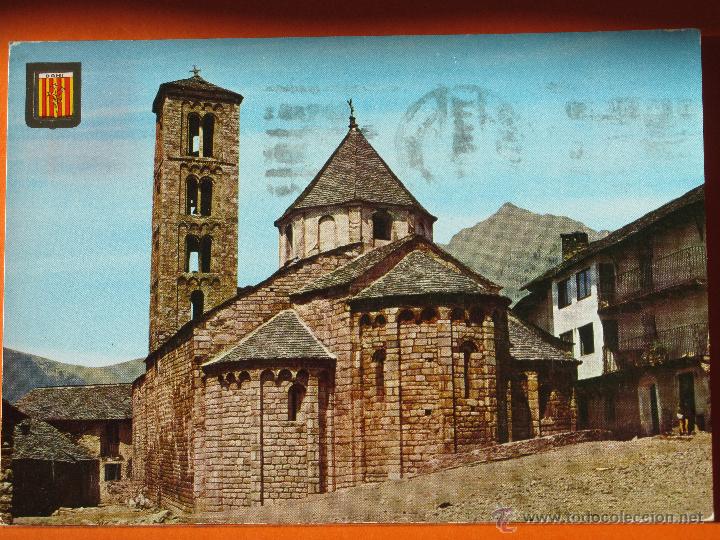 Postales: POSTAL - LERIDA - VALL DE BOHI - ESCUDO ORO - CIRCULADA 1969 MATASELLOS SALON AUTOMOVIL