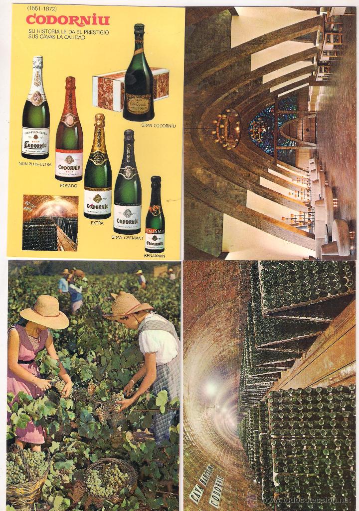Postales: Carpeta 8 Postales cavas CODORNIU - Foto 2