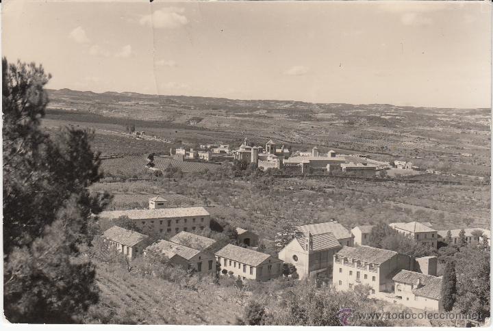 Postales: POSTAL FOTOGR&Aacute;FICA ESPLUGA DE FRANCOL&Iacute;.- BALNEARIO Y MONASTERIO DE POBLET- FOTO RAYMOND NUM.19