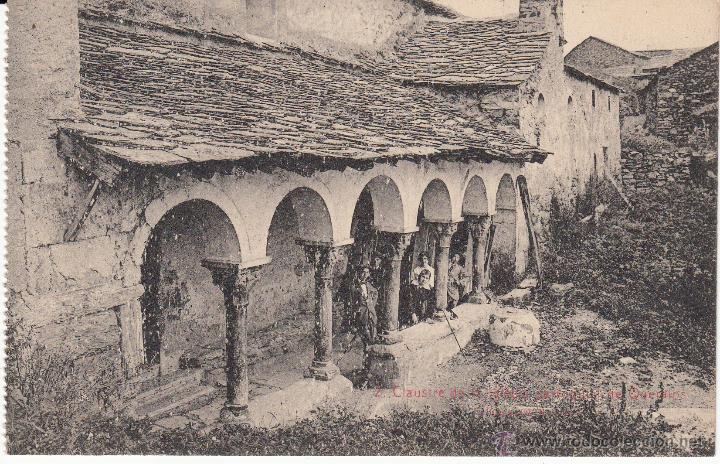 Postais: POSTAL QUERALPS-CARALPS- CLAUSTRE DE LA ESGLESIA PATRONAL  NUM.2