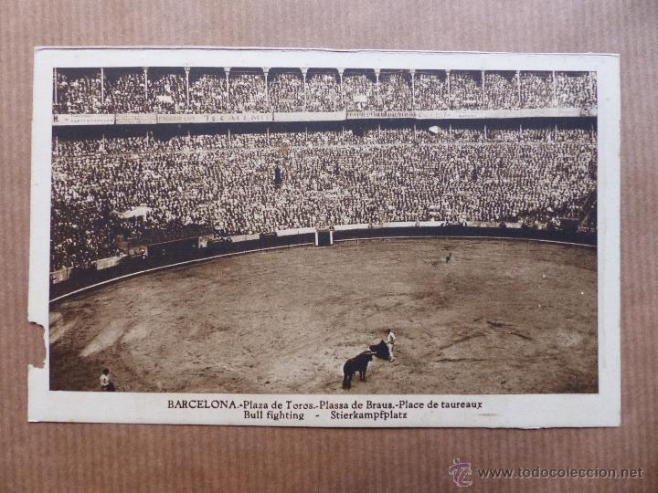 Postales: BARCELONA - PLAZA DE TOROS - Foto 1