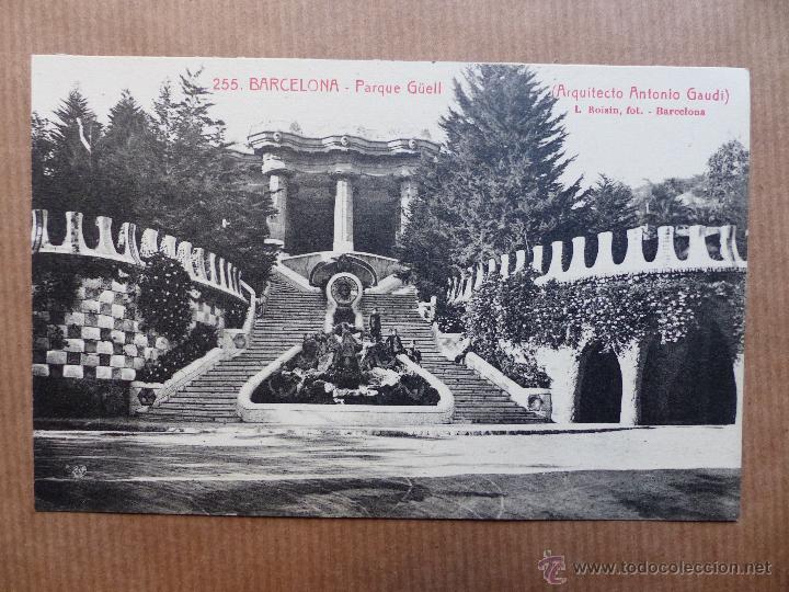 Postales: BARCELONA - PARQUE G&Uuml;ELL - Foto 1