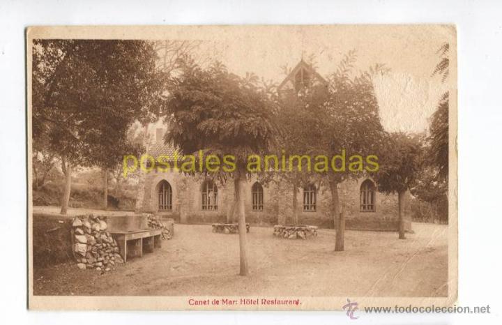 Postales: a01013 Canet De Mar - Hotel Retaurant - Foto 1