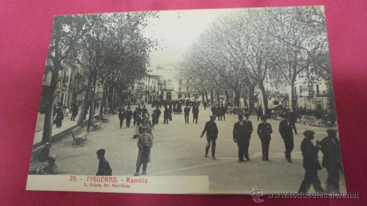 Postales: TARJETA POSTAL. FIGUERAS. RAMBLA. - Foto 1