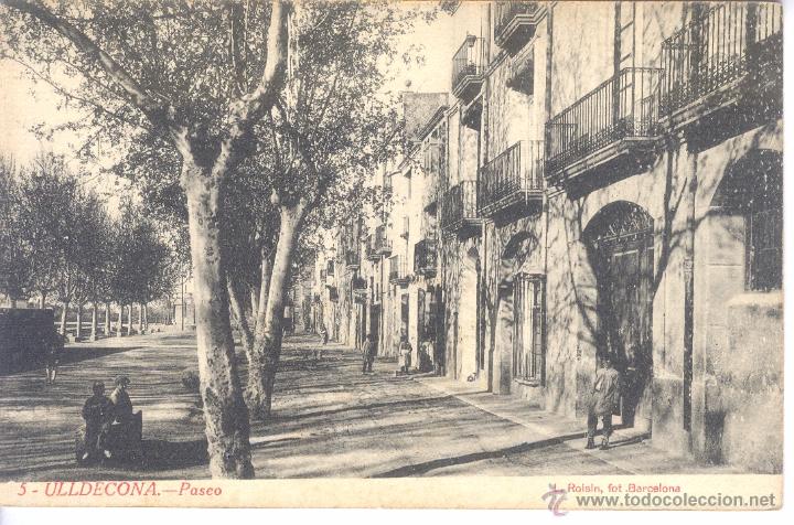 Postcards: POSTAL ULLDECONA.- PASEO.  N&ordm; 5 L. ROISIN.