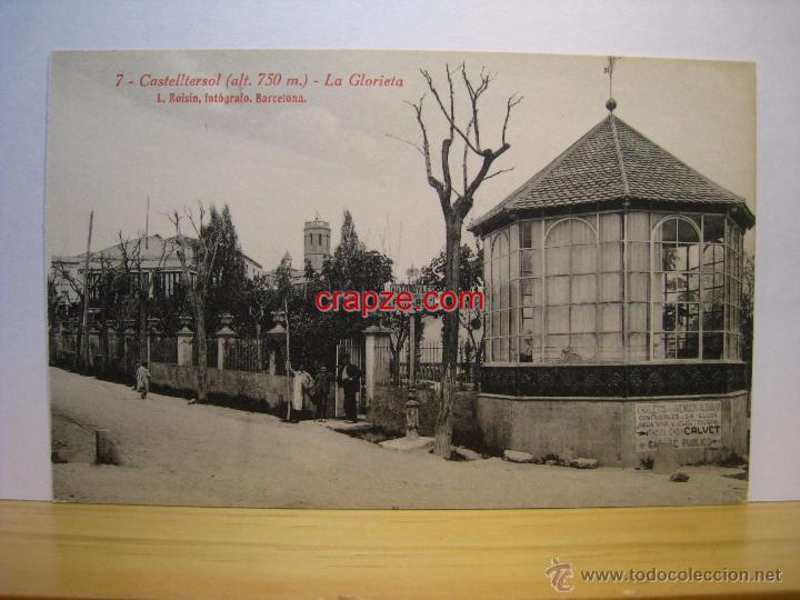 Postales: CASTELLTERSOL: LA GLORIETA - POSTAL ORIGINAL 7 - Foto 1