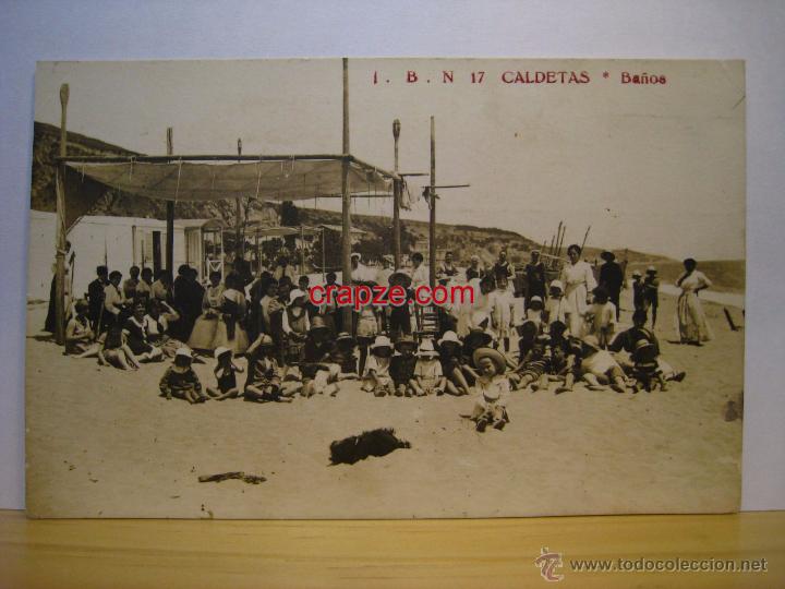 Postales: CALDETAS: BA&Ntilde;OS - POSTAL ORIGINAL 17 - Foto 1