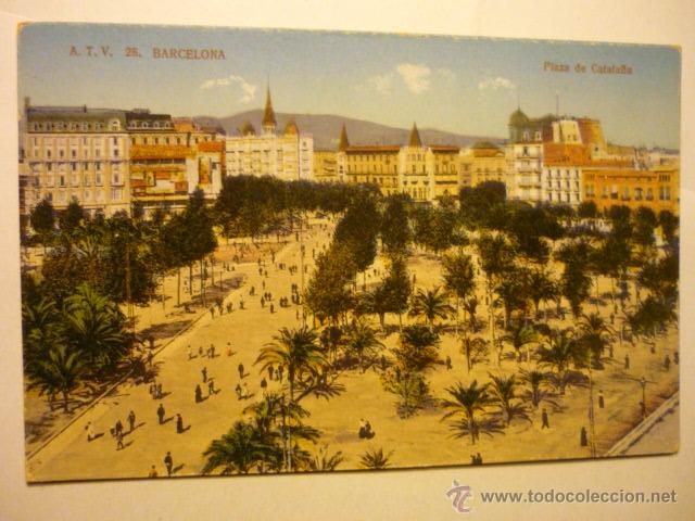 Postales: BARCELONA PL.CATALU&Ntilde;A- EDIC.TOLDRA BB - Foto 1