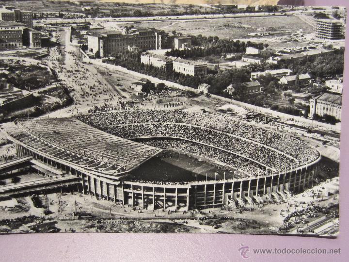 Postales: postal vista del camp nou