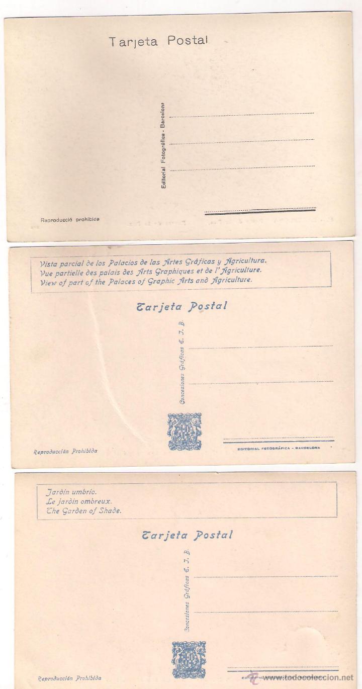 Postales: 9 POSTALES ANTIGUAS DE BARCELONA - Foto 2