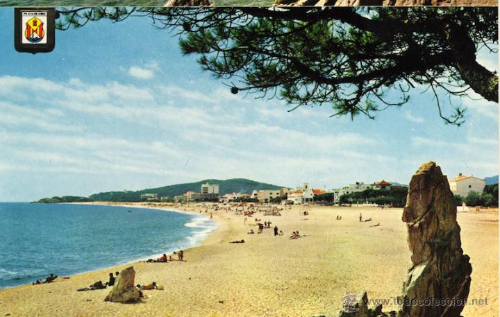 Postales: MAGNIFICA POSTAL PLAYA DE ARO GERONA - Foto 1