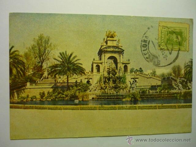 Postales: postal barcelona cascada de parque--bb - Foto 1