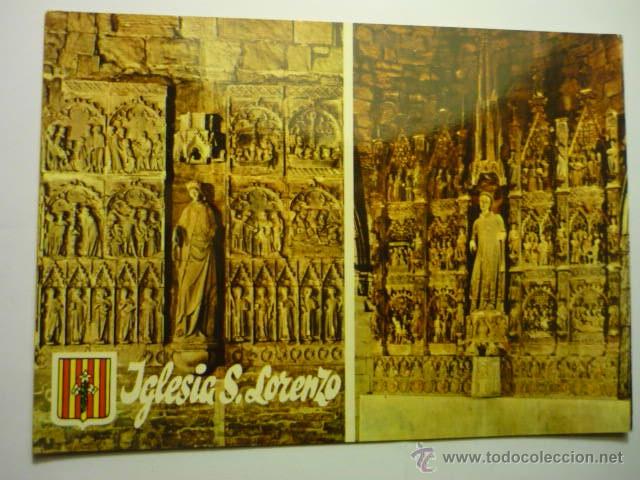 Postales: POSTAL LERIDA IGLESIA SAN LORENZO