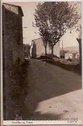 Postkarten: ANTIGUA POSTAL CARME ENTRADA AL POBLE ESCRITA 1961