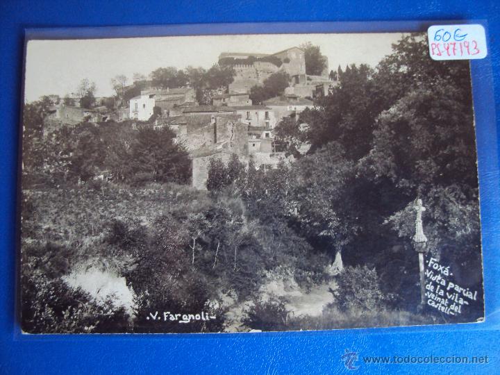 Postcards: (PS-47193)POSTAL FOTOGRAFICA DE FOXA-VISTA PARCIAL DE LA VILA.VEINAT DEL CASTELL.V.FARGNOLI
