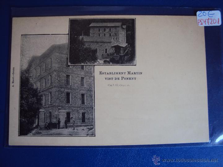 Postcards: (PS-47201)POSTAL DE SANT HILARI SACALM-ESTABLIMENT MARTIN VIST DE PONENT.A.MAURI