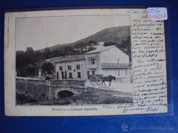 Postkarten: (PS-47247)POSTAL DE PERTHUS-ADUANA ESPA&Ntilde;OLA.A.MAURI