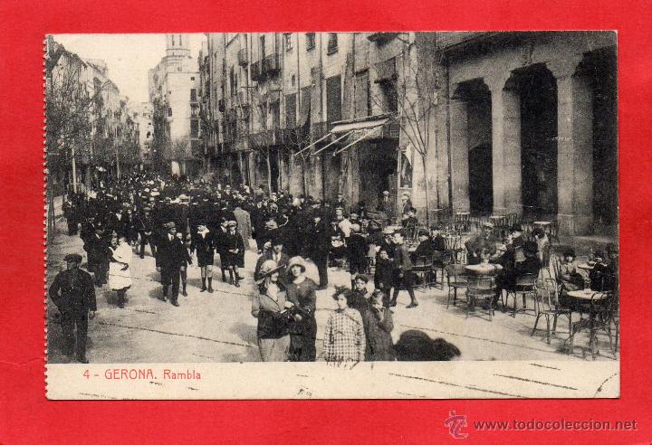 Postales: gerona. 4 rambla. j. roca - Foto 1