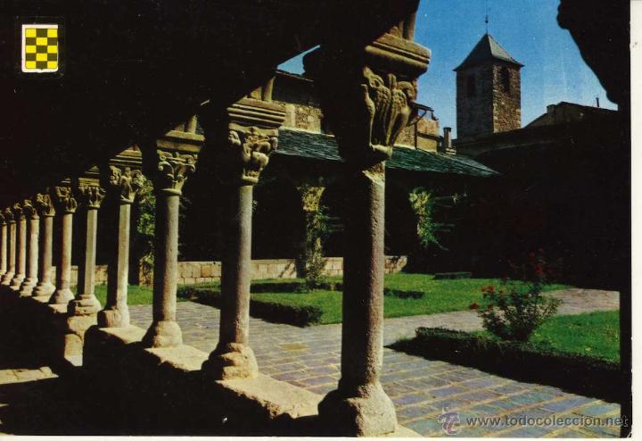 Postales: MAGNIFICA  POSTAL DE CLAUSTRO ROMANO DE LA CATEDRAL SEO DE URGEL