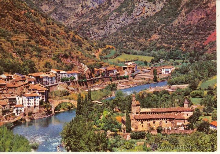 Postales: MAGNIFICA POSTAL DE  GERRI DE LA SAL  PIRINEOS CENTRALES