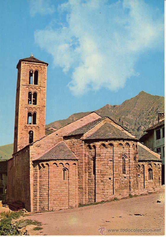 Postales: MAGNIFICA POSTAL IGLESIA ROMANICA DE SANTA MARIA DE VALL DE BOHI