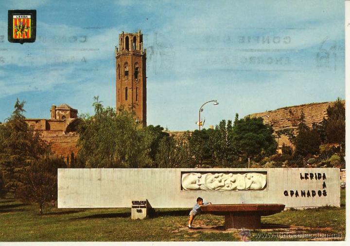 Postales: MAGNIFICA POSTAL MONUMENTO A GRANADOS LERIDA