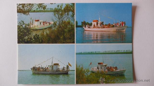 Cartes Postales: La Cava. Deltebre. Rio Ebro. Riu Ebre. Golondrina. Postals Raymond.
