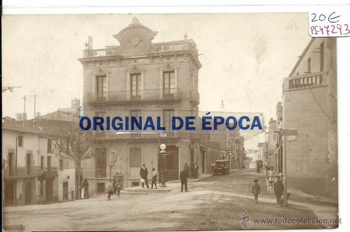 Postcards: (PS-47293)POSTAL FOTOGRAFICA DE SANT FELIU DE CODINES-PLASSA DEL DOCTOR ROBERT I CARRETERA
