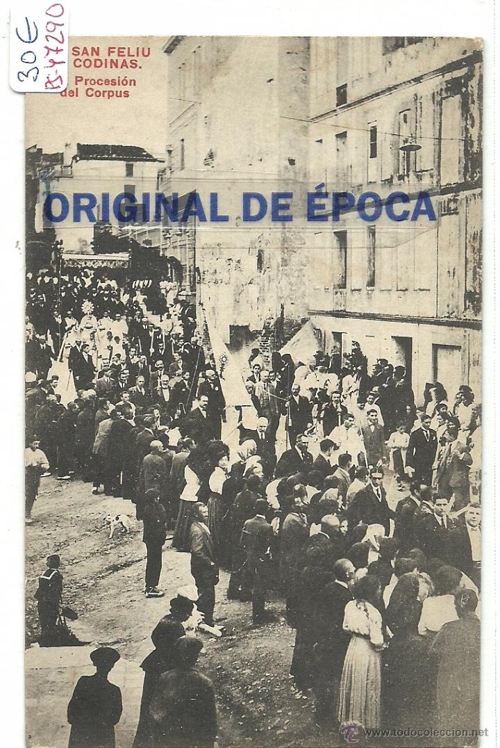 Postcards: (PS-47290)POSTAL DE SAN FELIU DE CODINAS-LA PROCESION DEL CORPUS