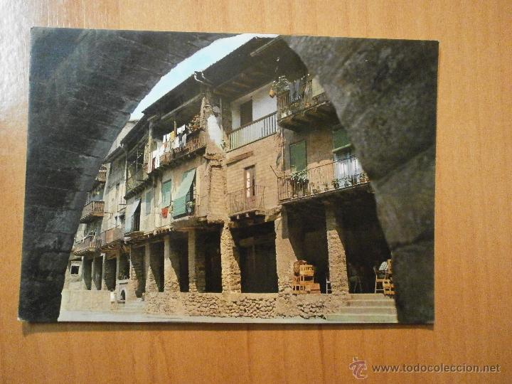 Postales: POSTAL BAGA PLA&Ccedil;A DE L&acute;ALMIRALL GALCERA DE PINOS SIN CIRCULAR