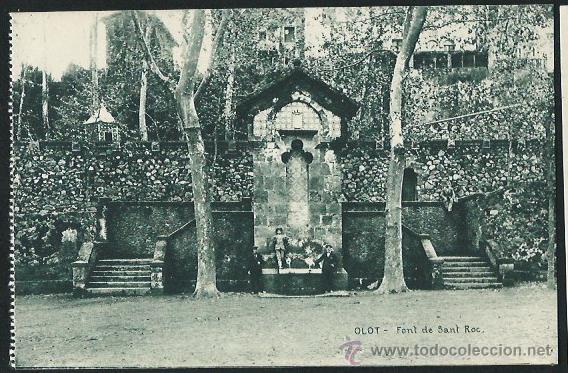 Postales: Olot. Font de Sant Roc. - Foto 1