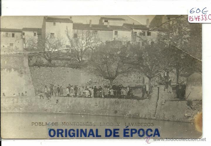 Postkarten: (PS-47380)POSTAL FOTOGRAFICA DE POBLA DE MONTORNES(TARRAGONA)-LAGO Y LAVADEROS