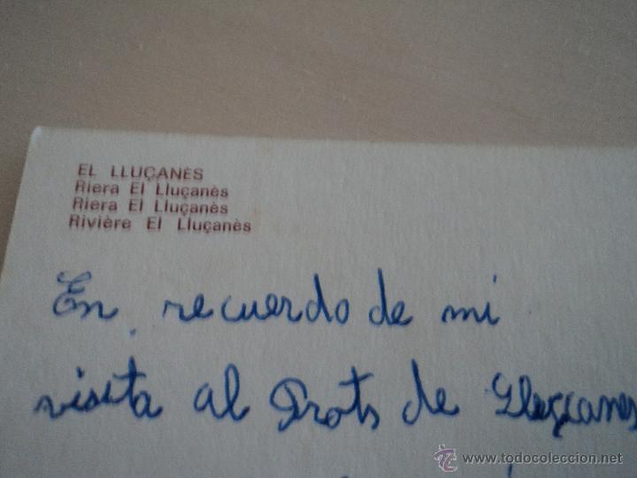 Postales: postal de llu&ccedil;anes, circulada - Foto 2