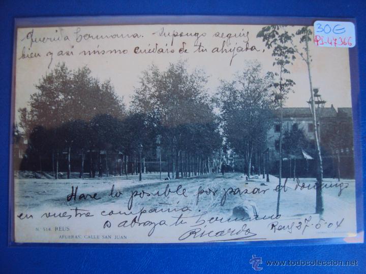 Postcards: (PS-47366)POSTAL DE REUS-AFUERAS.CALLE SAN JUAN