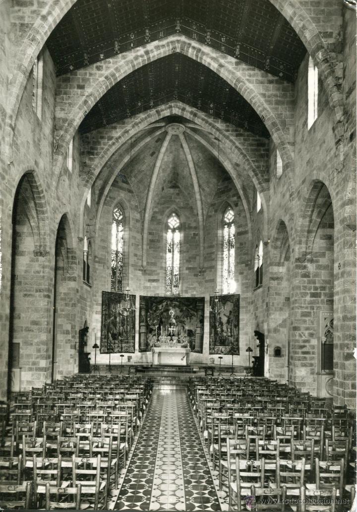 Postales: PERELADA-PALACIO-IGLESIA DEL CARMEN-1960-MELI